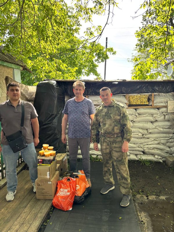 Очередная партия груза, собранная оренбуржцами